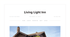 Desktop Screenshot of livinglightinn.com